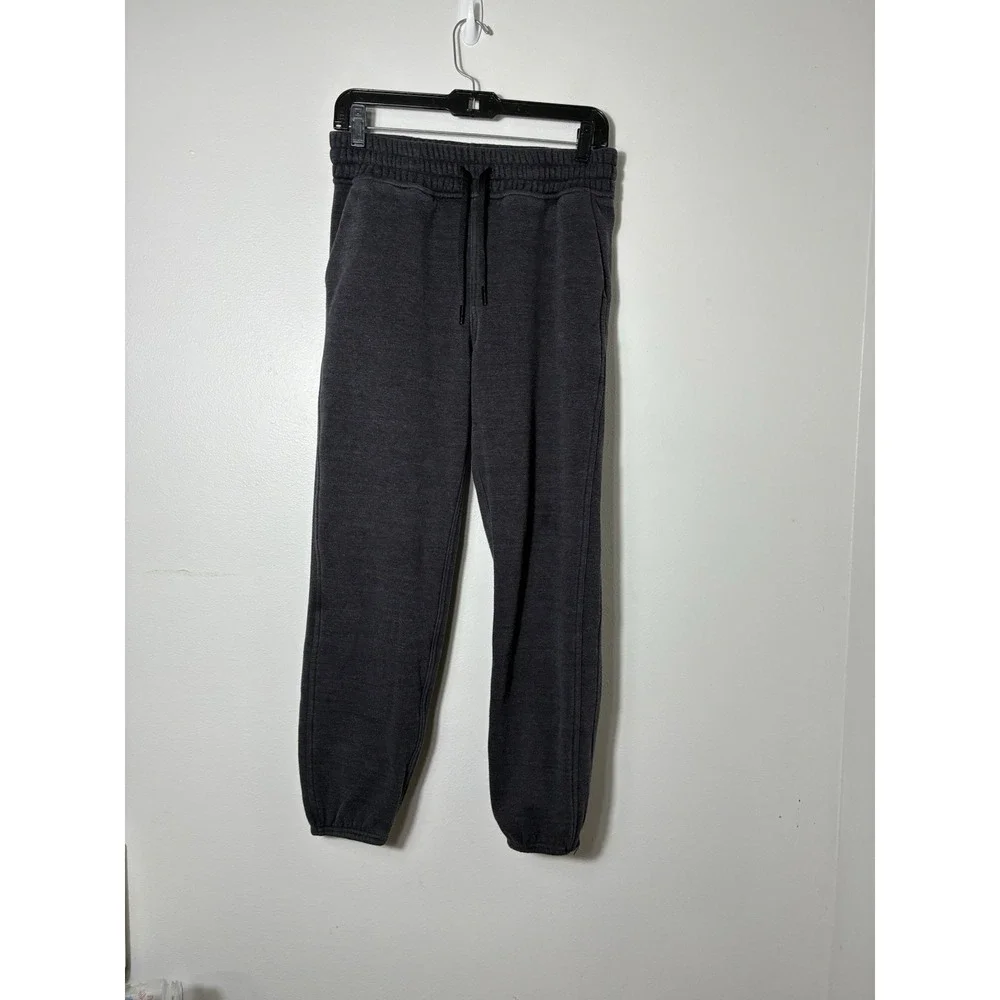 Lululemon Warm Down Jogger Sz 6 Gray Pull On‎ Athletic Pockets